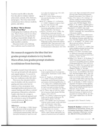 Educational Leadership November 2011 Grading