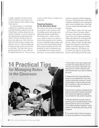 Educational Leadership November 2011 Grading