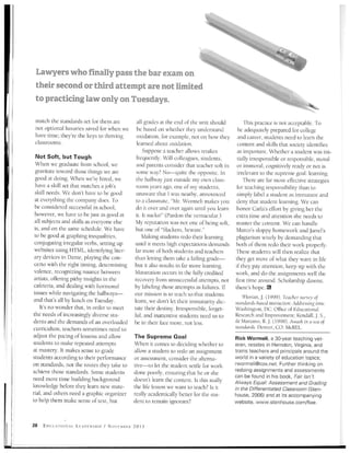 Educational Leadership November 2011 Grading