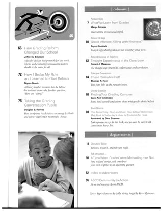 Educational Leadership November 2011 Grading