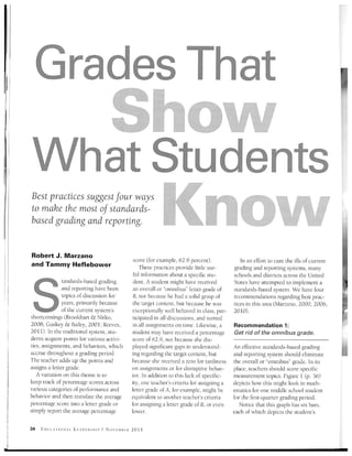 Educational Leadership November 2011 Grading