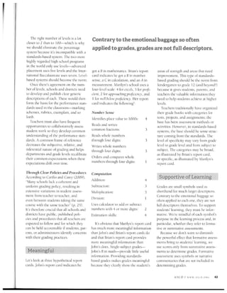 Educational Leadership November 2011 Grading