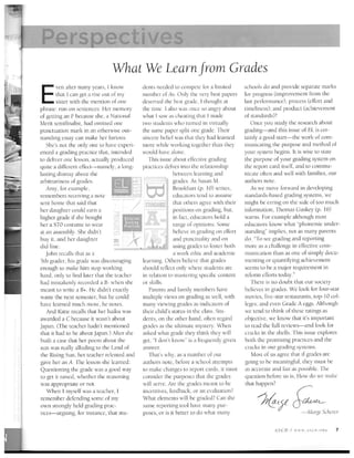 Educational Leadership November 2011 Grading