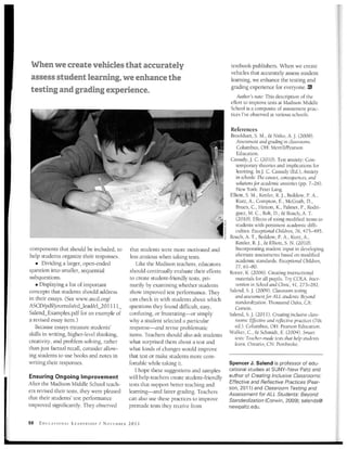 Educational Leadership November 2011 Grading