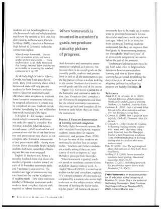 Educational Leadership November 2011 Grading