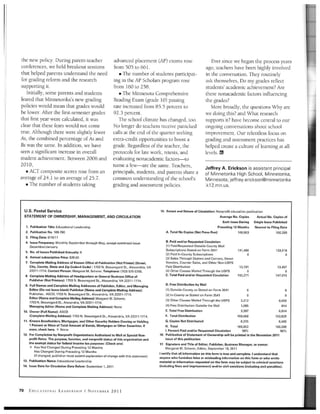 Educational Leadership November 2011 Grading