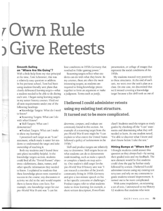 Educational Leadership November 2011 Grading