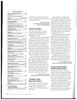 Educational Leadership November 2011 Grading