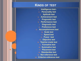 Educational measurement, assessment and evaluation | PPTX