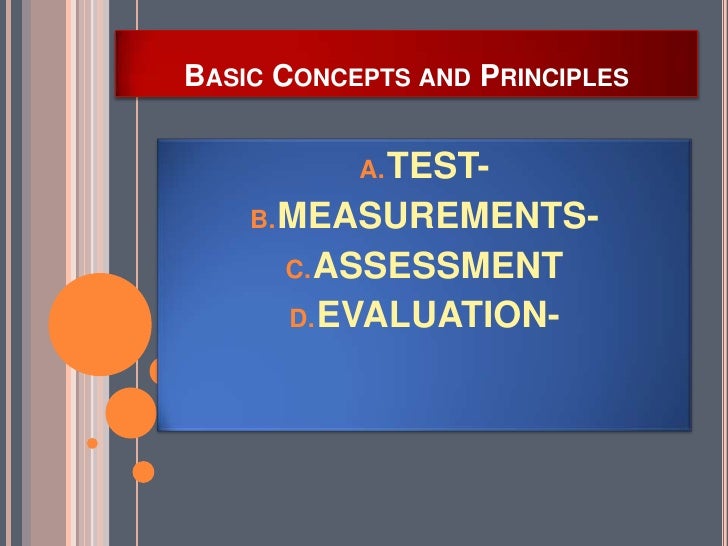 Educational measurement, assessment and evaluation
