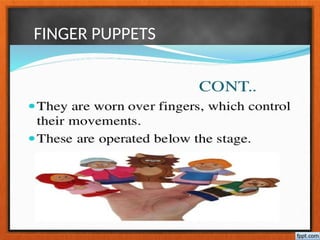 FINGER PUPPETS
 