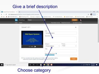 Give a brief description
Choose category
 