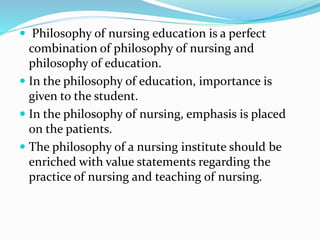 why is nursing philosophy important