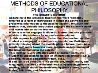 Educational Philosophy- an introduction | PPTX