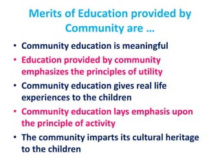 Educational philosophy - Contribution of Education to National ...