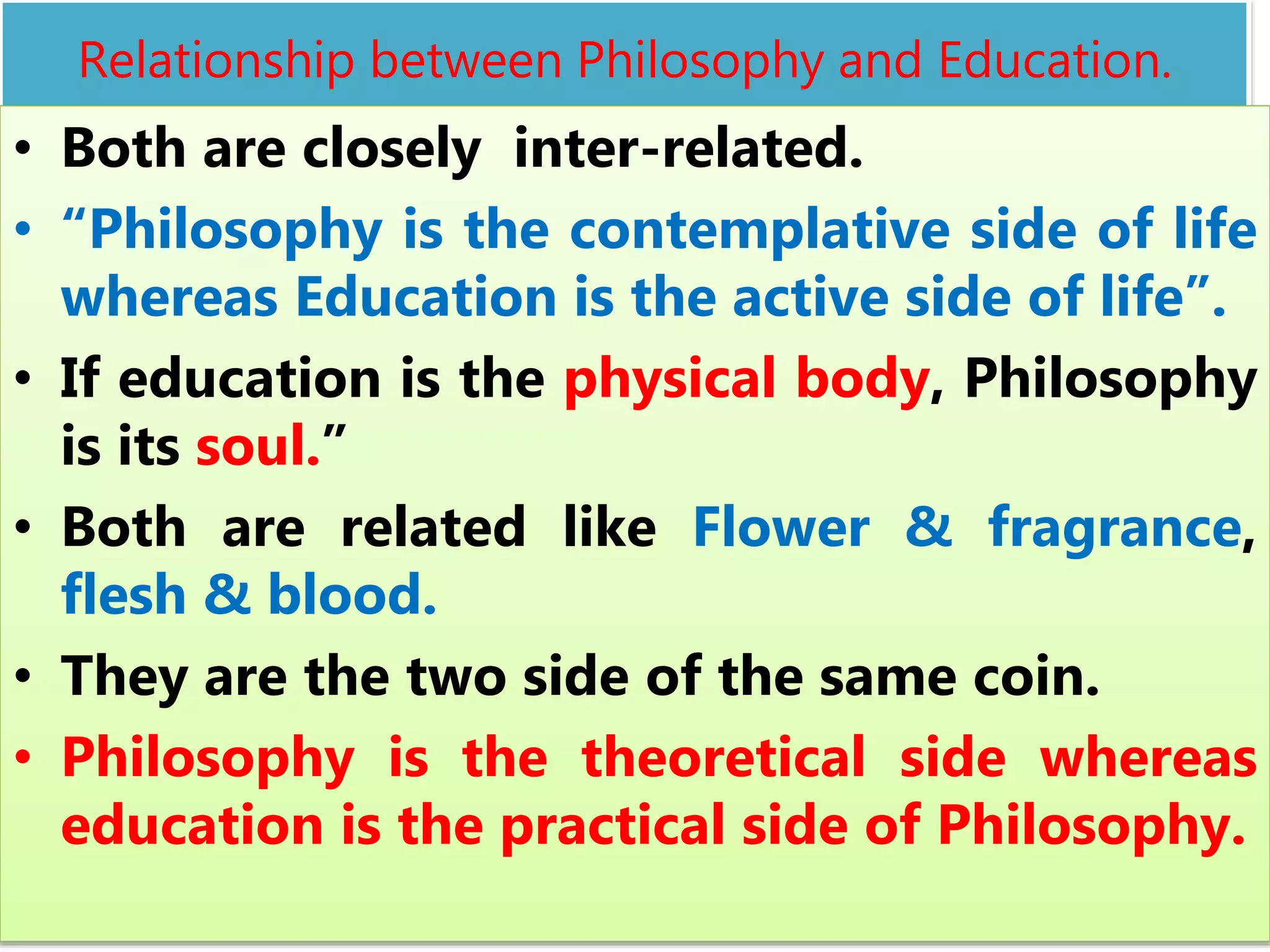 Educational Philosophy , nature and its function.. M.A pptx.pptx