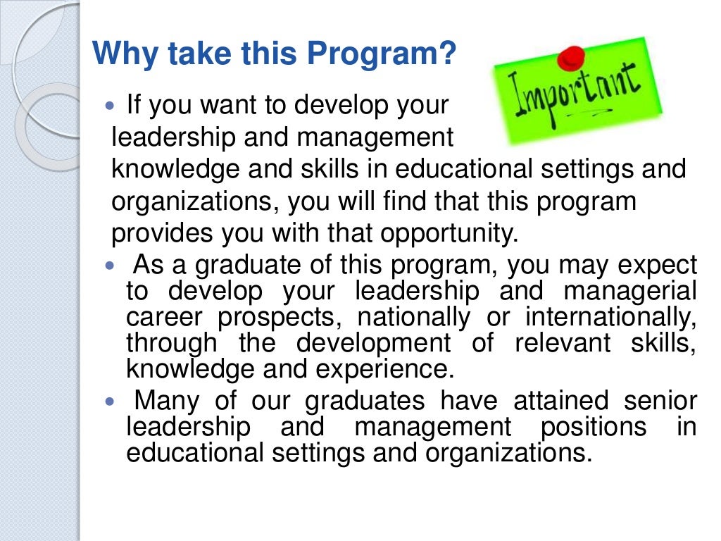 Educational planning and Management