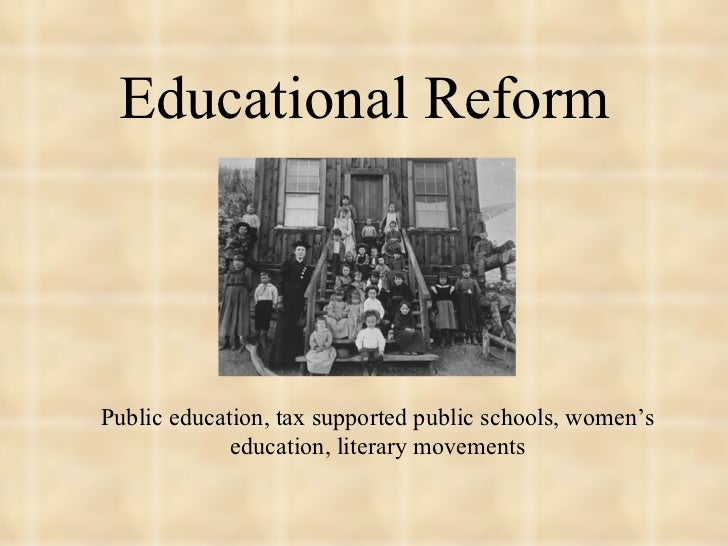 education reform examples