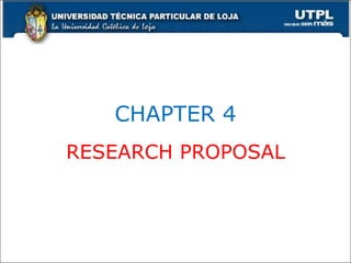 RESEARCH PROPOSAL CHAPTER 4 