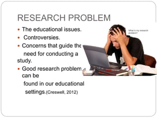 Study Related Problem EDUCATIONAL RESEARCH RELATED TERMINOLOGIES .pptx
