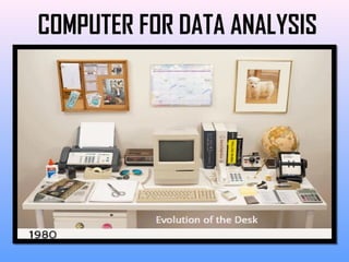 COMPUTER FOR DATA ANALYSIS
 