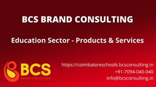 BCS Products & Services For Schools & Colleges | PPT
