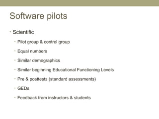 Software Pilot Educationalsoftware | PPT | Computer Software and Applications | Computing