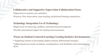 Educational Supervision, Concept and objectives of educational ...