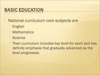 Educational system in united kingdom | PPT | Daycare and Pre-School ...