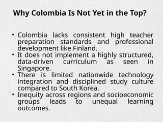 Comparative Analysis of the World's Best Education Systems and Colombia ...