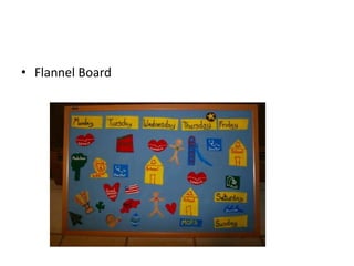 • Flannel Board
 