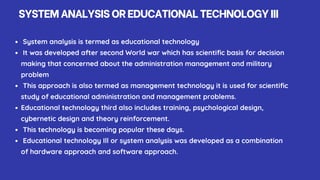 Educational Technology its nature scope and approaches. pdf | PDF