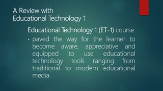 Educational technology | PPTX