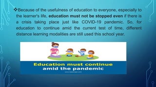 EDUCATION AMIDST THE PANDEMIC AND BEYOND.pptx