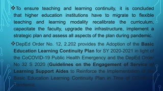 EDUCATION AMIDST THE PANDEMIC AND BEYOND.pptx