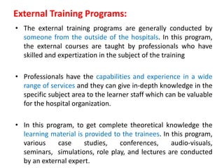 Education and training program in the hospital.pptx