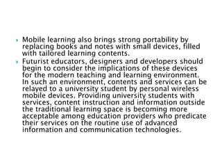 Education apps for mobile learning | PPTX