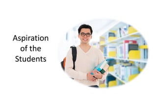 Aspiration
of the
Students