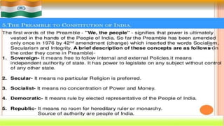 Education, constitution&amp; articles  b.ed