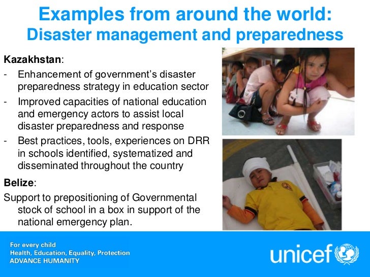 Disaster risk reduction and education Slide 10