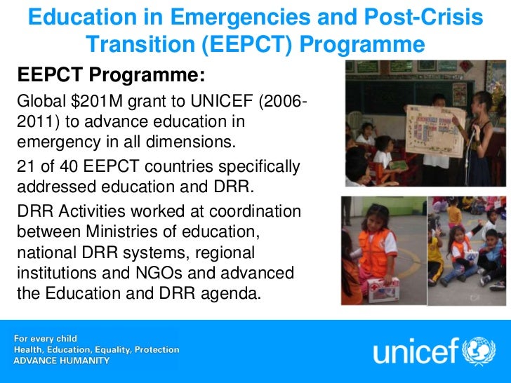 Disaster risk reduction and education Slide 12