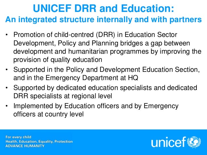 Disaster risk reduction and education Slide 5