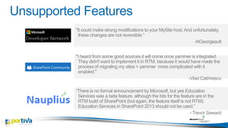 SharePoint 2013 Education Features