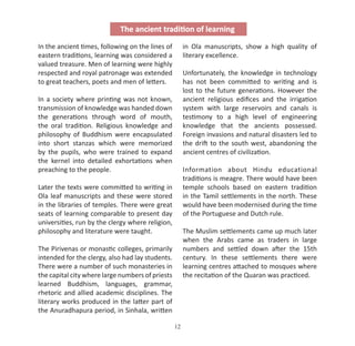 Education System in Sri Lanka has a history of over 2300 years | PDF