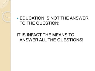 Education For All | PPTX