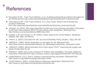 Education for all means access for all | PPTX
