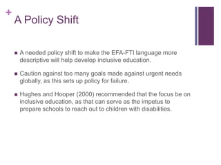 Education for all means access for all | PPTX