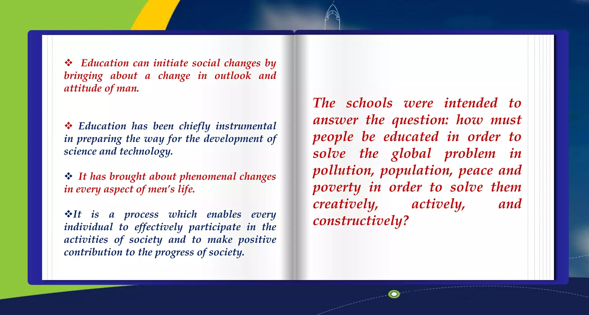 Education for National Development | PPTX