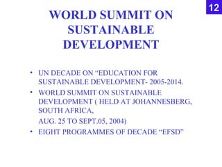 Education for sustainable development | PPT