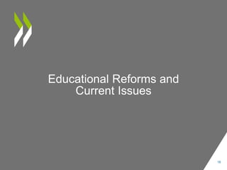 Educational Reforms and
Current Issues
18
 